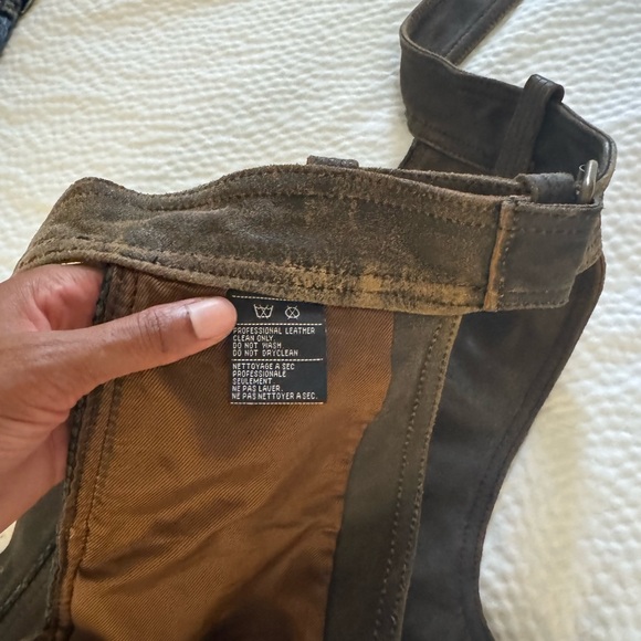 Harley-Davidson Brown Leather Detail - Picture 10 of 13